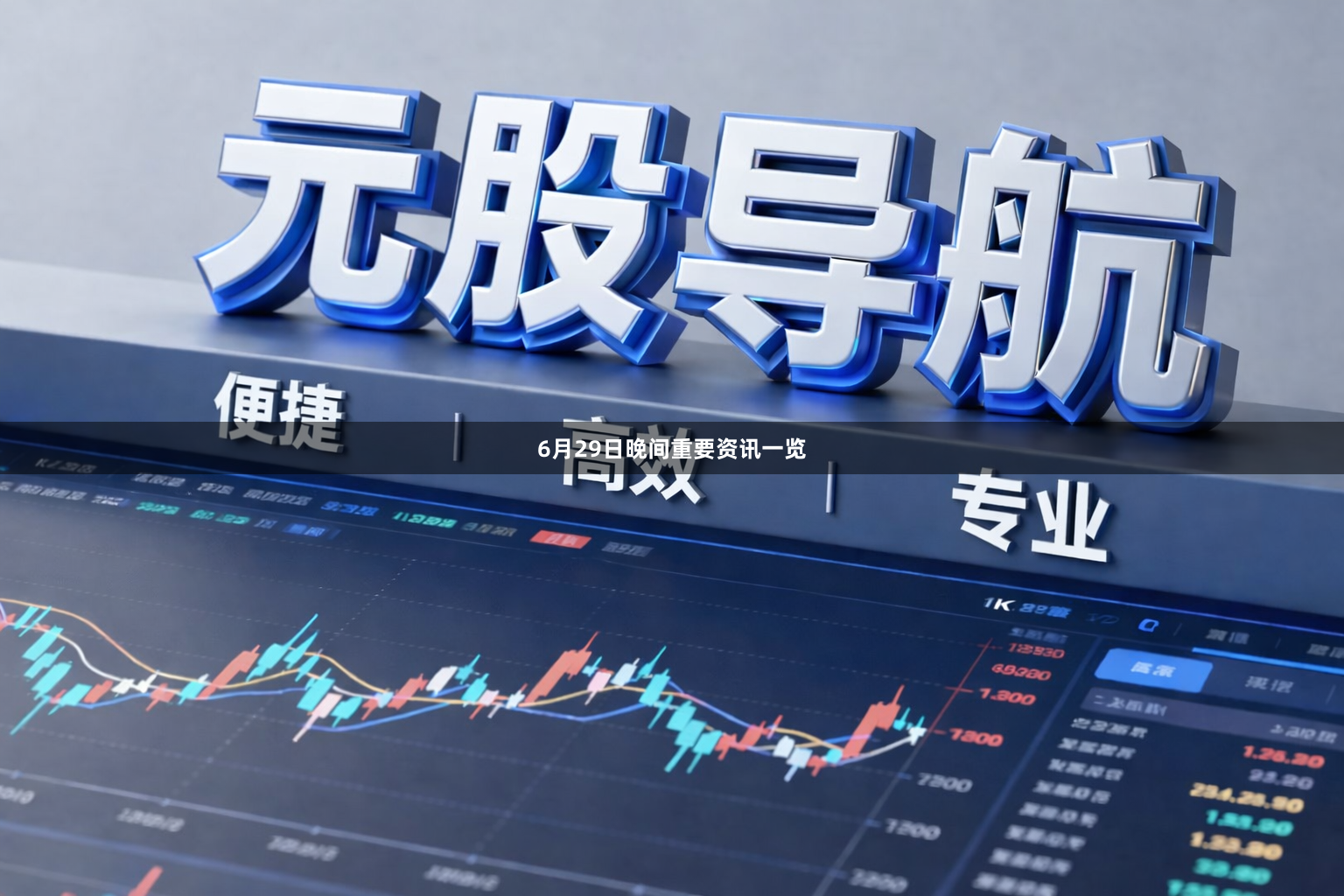 6月29日晚间重要资讯一览