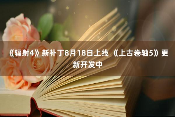 《辐射4》新补丁8月18日上线 《上古卷轴5》更新开发中