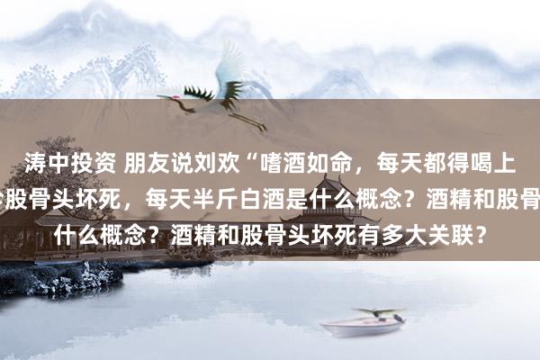 涛中投资 朋友说刘欢“嗜酒如命，每天都得喝上半斤酒”，曾被确诊股骨头坏死，每天半斤白酒是什么概念？酒精和股骨头坏死有多大关联？